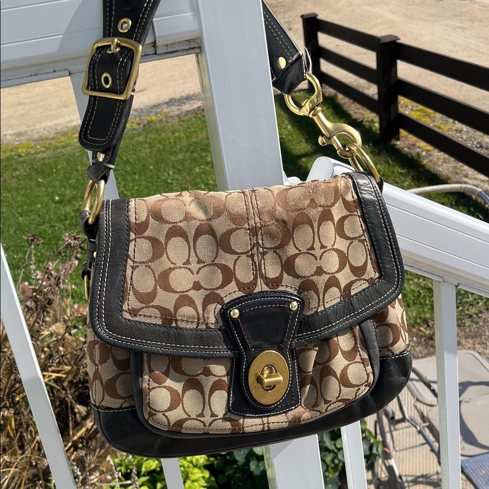 Coach Ali 65th anniversary turnlock shoulder bag 10340